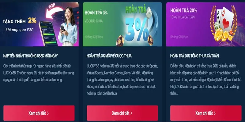 Tính năng ứng dụng M888